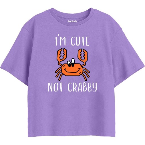 Girls Regular Boxy Tshirt