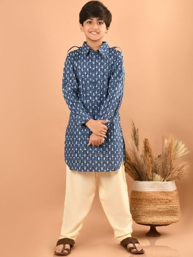 Printed Kurta Pajama Set