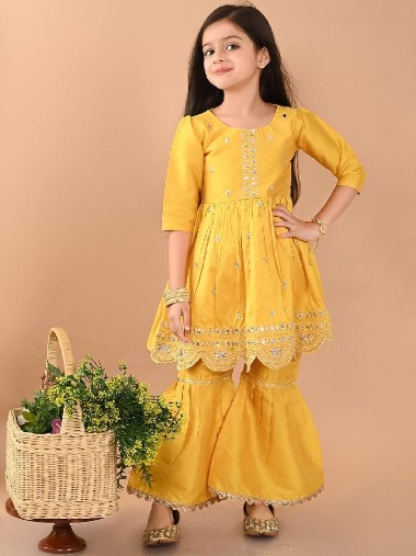 Stylish Kurta Sharara Set