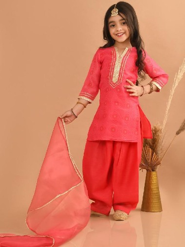 Printed Dhoti Kurta Set